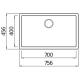 ELLECI LKZ13093 Lavello ZEN 130 / Dove Grey