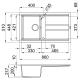 ELLECI LMB40079 Lavello BEST 400 / Aluminium
