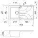ELLECI LME40070 Lavello EGO 400 / Ghisa
