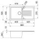 ELLECI@LMT40079 Lavello TEKNO / Aluminium