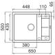 ELLECI LMU12579 Lavello UNICO 125 / Aluminium
