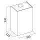 FALMEC@ALTAIR LX/X/F/90 Cappa Parete / Inox