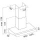 FALMEC MARTE.PRO X/A/90 Cappa Parete / Inox