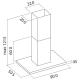 FALMEC LUCE.IS 90 Cappa Isola / Inox.Nero