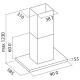 FALMEC LUMINA NRS.IS 90 Cappa Isola / Inox