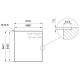 FOSTER@1011.050 Vasca MILANO 46.1V.FT / Inox
