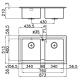FOSTER@2283.050 Vasche KE 87.2V.SF / Inox
