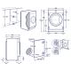 ELECTROLUX@EW7F472BI Lavatrice 7Kg A+++ / S.Totale