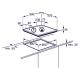 ELECTROLUX KGG64362W Cottura 60 4F / Cr.Bianco