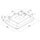 SILVERLINE@4265.1.733.01 Cappa Soffitto / Bianco