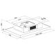 SILVERLINE@4266.1.733.01 Cappa Soffitto / Bianco